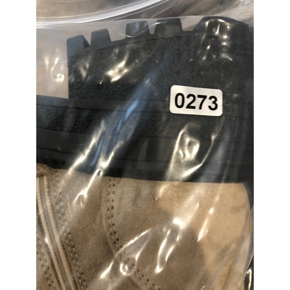 Free People Emmett Boot Lace Up Latte Suede Camel NEW 7 US - Picture 9 of 9